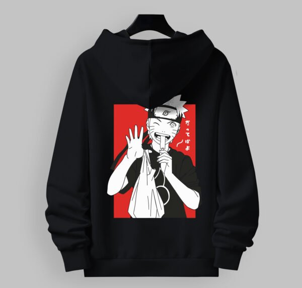MENS ANIME BACK PRINTED HOODIES 220GSM FLEECE - Image 3