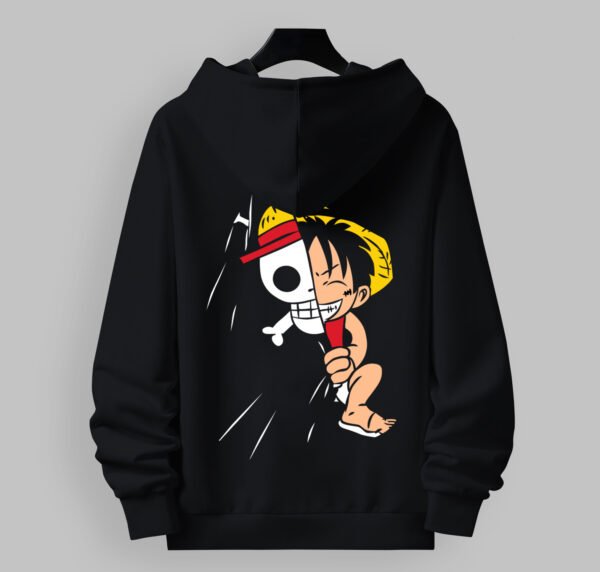 MENS ANIME BACK PRINTED HOODIES 220GSM FLEECE - Image 2