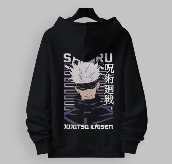 MENS ANIME BACK PRINTED HOODIES 220GSM FLEECE - Image 2
