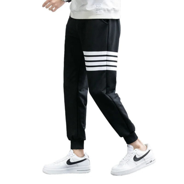 TRENDY MENS LEFT ELBOW STRIPE TRACK PANT - Image 2