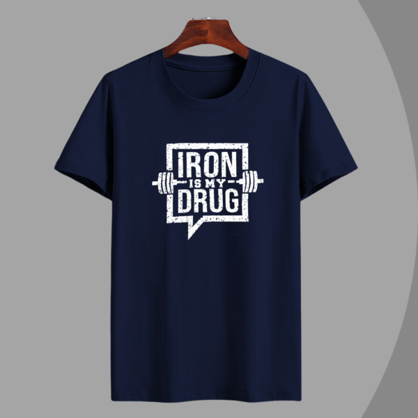 Trendy Mens Printed Cotton Blend Tshirt 180 Gsm ( Pack of 1) - Image 2