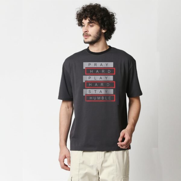 Trendy Mens Printed Cotton Blend Tshirt 180 Gsm ( Pack of 1)