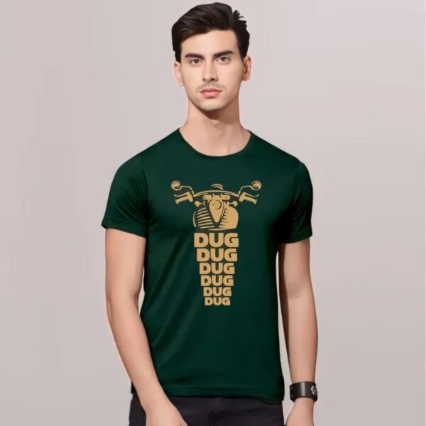 Trendy Mens Printed Cotton Blend Tshirt 180 Gsm ( Pack of 1)