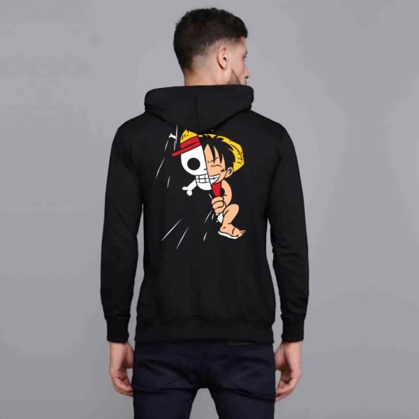 MENS ANIME BACK PRINTED HOODIES 220GSM FLEECE
