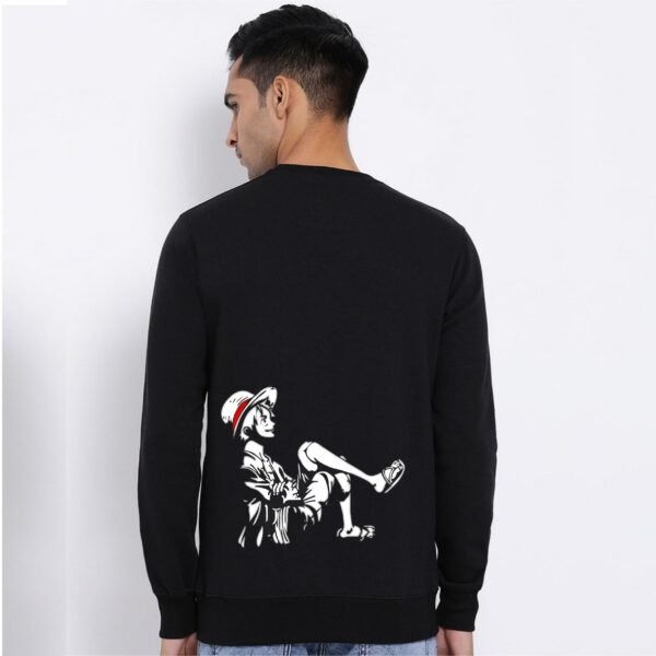 MENS ANIME PRINTED SWEATSHIRTS 240GSM FLEECE
