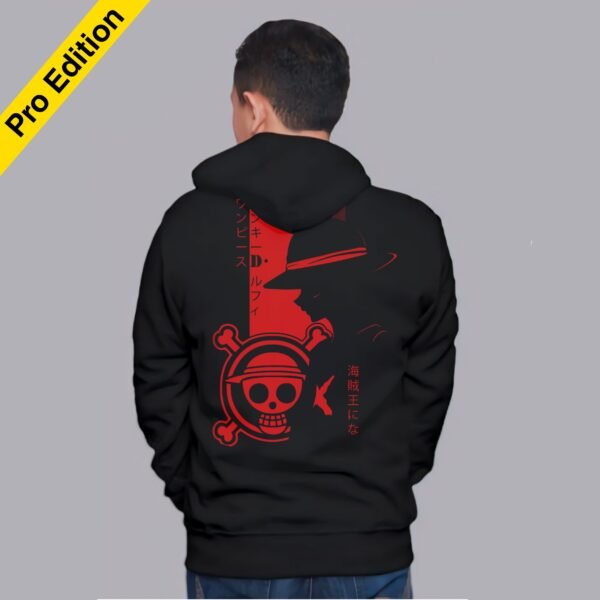MENS ANIME BACK PRINTED HOODIES 220GSM FLEECE