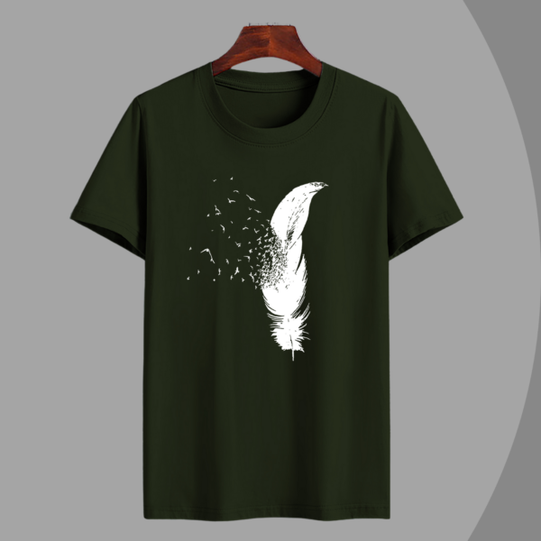 Detees Mens Printed Half Sleeve Tshirt - Image 2