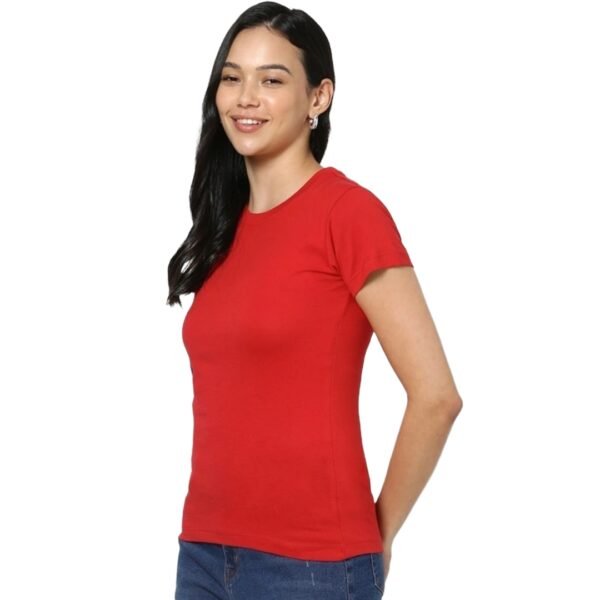 Trendy Graceful Women Red T-Shirt