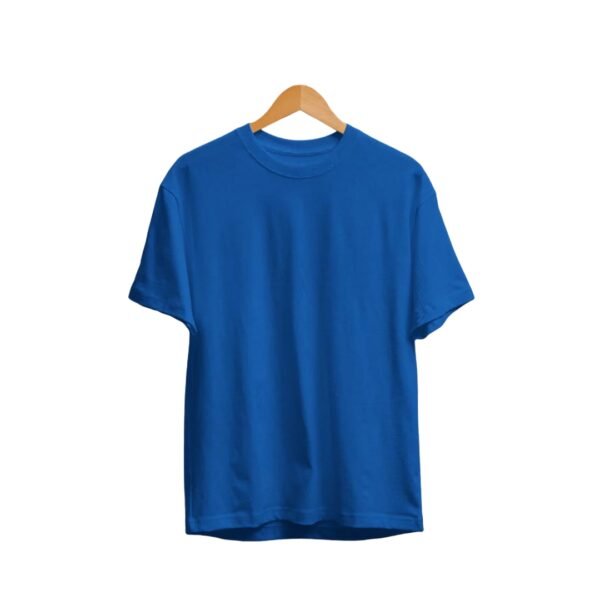 Trendy Graceful Women Royal Blue T-Shirt - Image 3