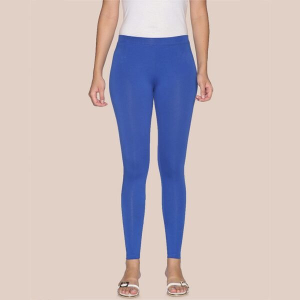 Women's Leggings Full Length Blue Pant - Image 2