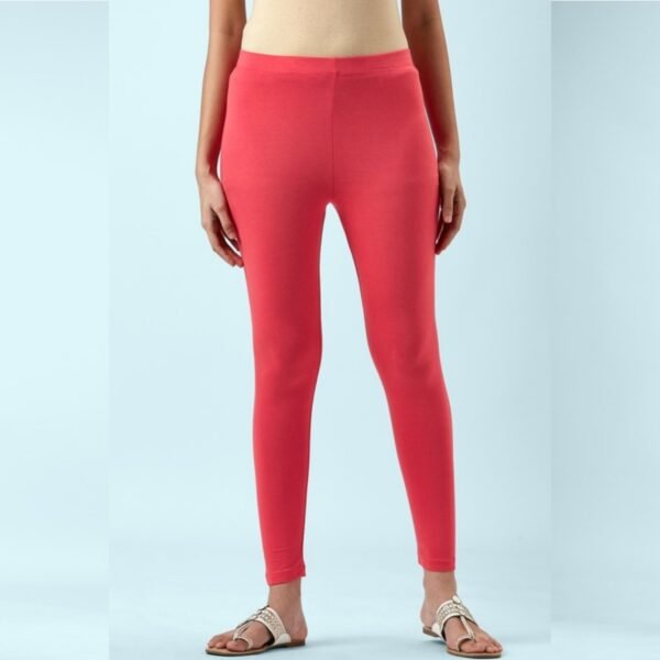 Women's Leggings Full Length Pink Pant - Image 2