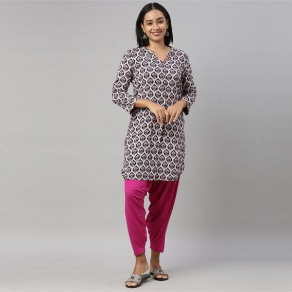 Women's Viscose Pink Patiala Pant
