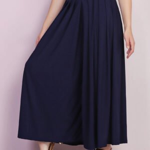 Women Elephant Palazzo Pant Navy Blue