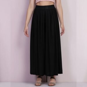 Women Elephant Palazzo Pant Black