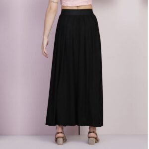 Women Elephant Palazzo Pant Black