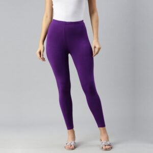Exclusive Women Ankle Belt Leggings violet
